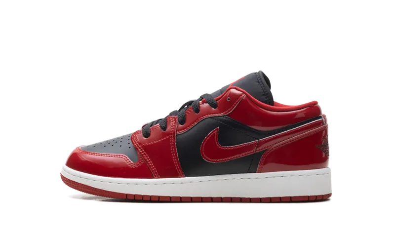 Air Jordan 1 Low SE GS “Patent Bred” (HV4396-006)