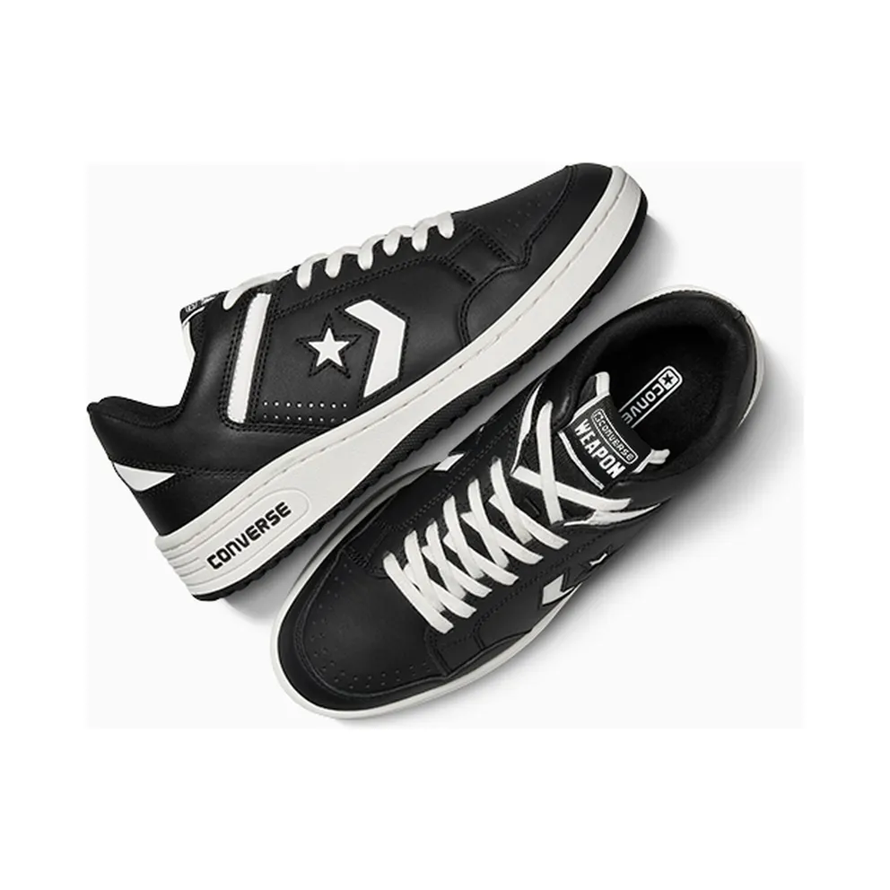 Converse Weapon Leather Black/Black/White (A12336C)