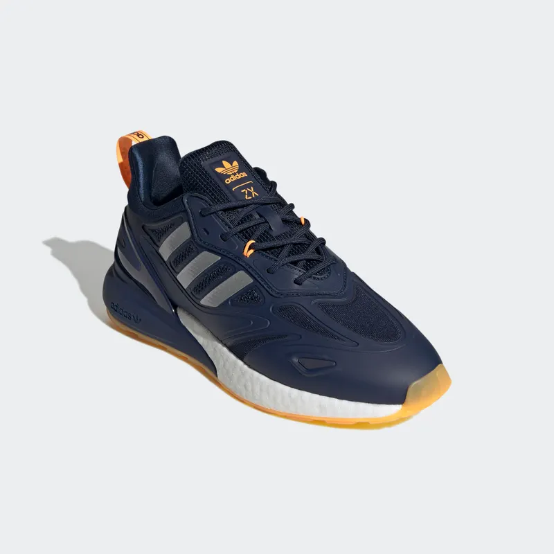 Adidas ZX 2K BOOST 2.0 Night Indigo / Silver Metallic / Flash Orange (GW8240)