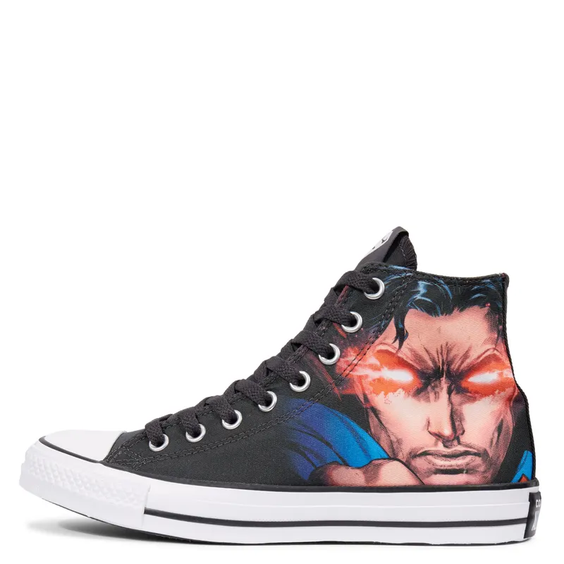 Converse Chuck Taylor All-Star Hi DC Comics Superman (W) Black/Multi-White (161389C)