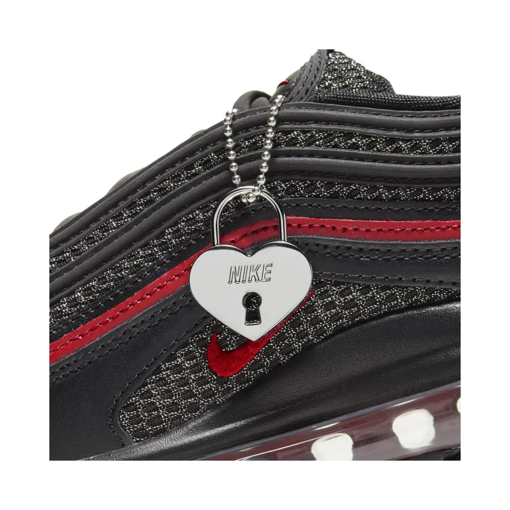 Nike Air Max 97 Valentines Day 2020 (W) Black/Metallic Silver-University Red (CU9990-001)