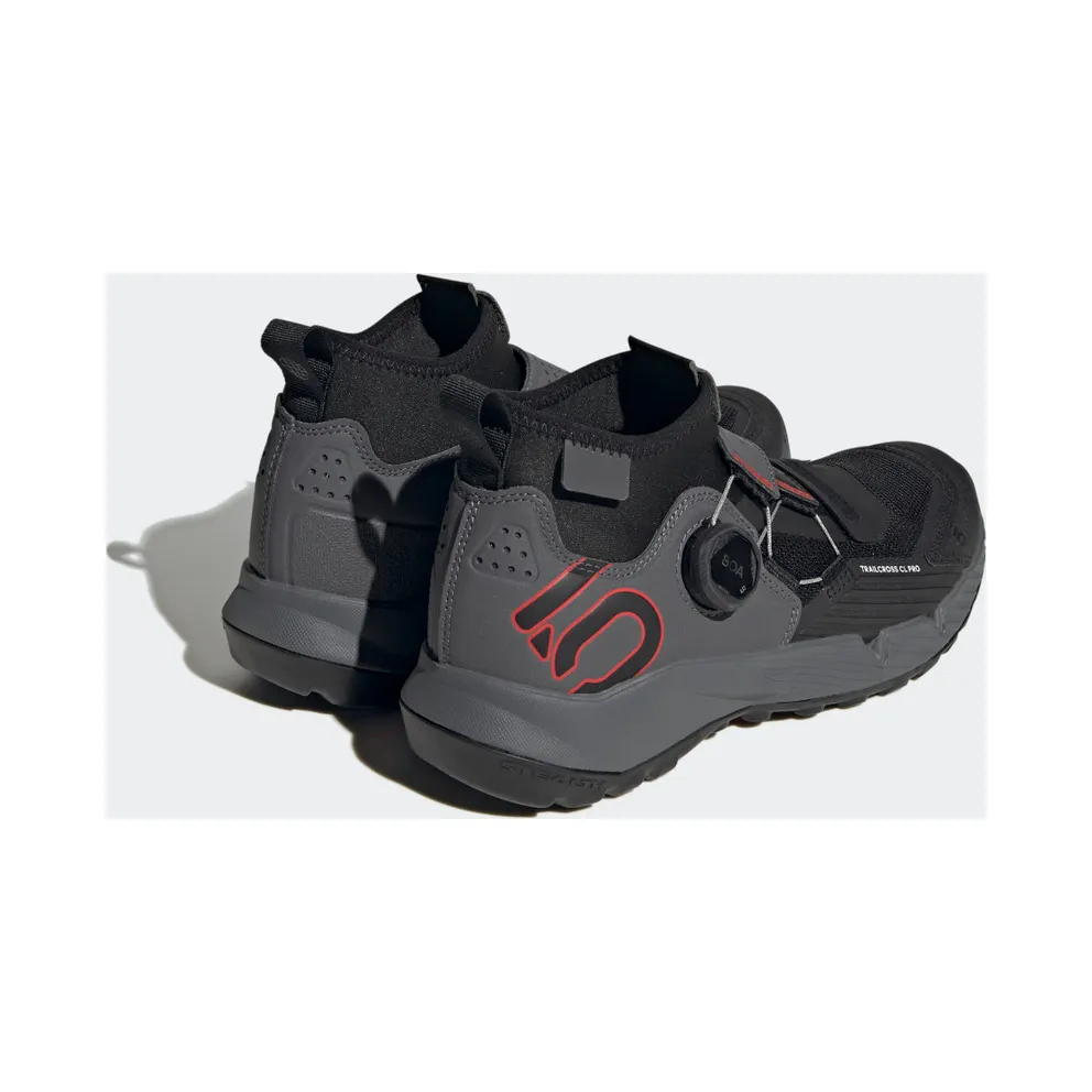 Adidas 5.10 TRAILCROSS PRO CLIP-IN W MOUNTAIN BIKE SHOES Grey Five / Core Black / Red (HP9929)