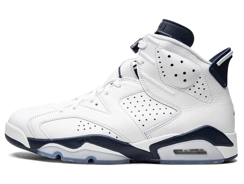 Jordan 6 Retro Midnight Navy (2022) – “White / Midnight Navy” (CT8529-141)
