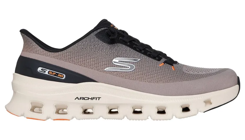 Skechers Slip-ins: Arch Fit Glide-Step Pro Sneaker Taupe/Zwart
