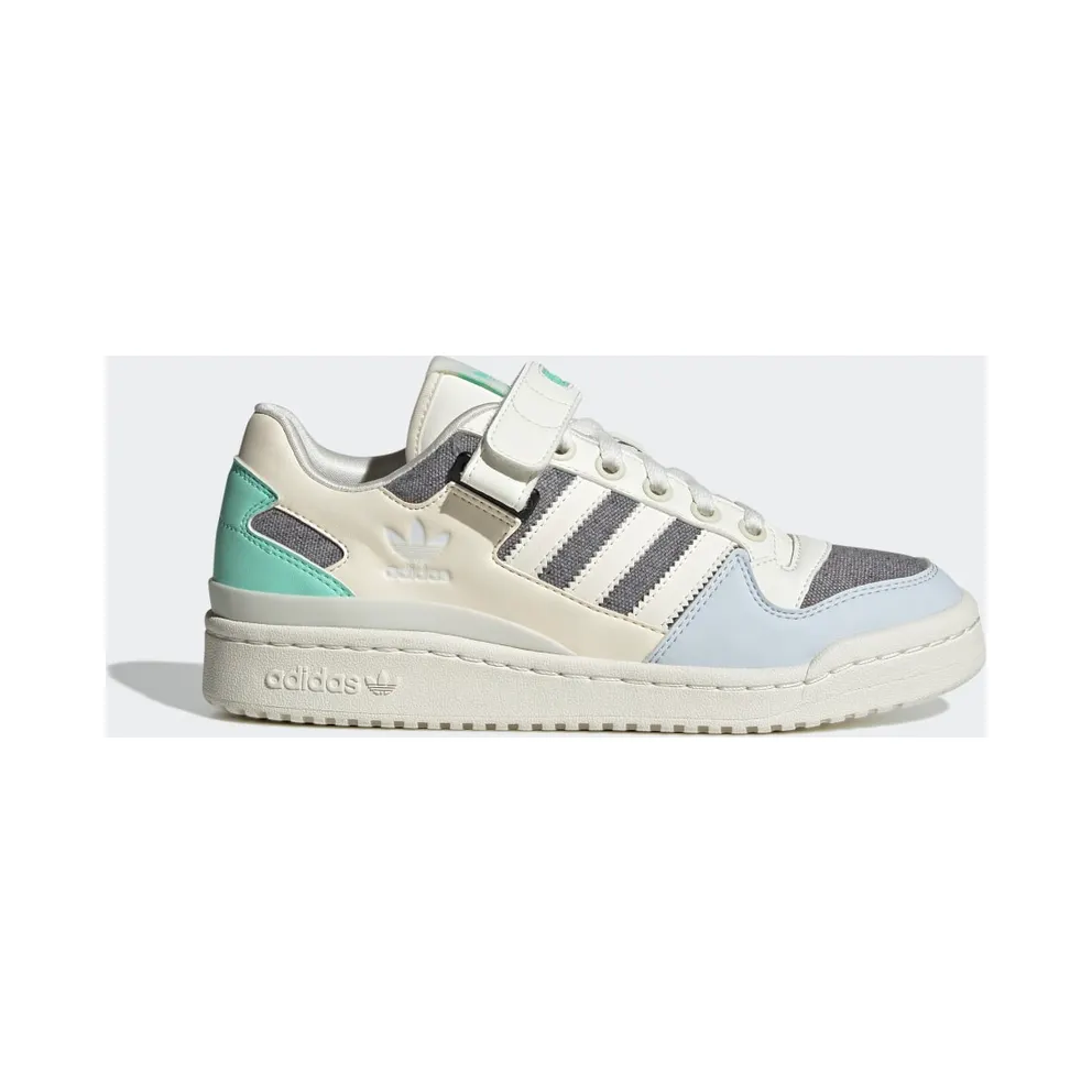adidas Forum Low Schuh Off White / Wonder White / Easy Green (GZ4406)