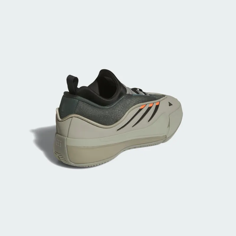 Adidas Dame 9 Low Sports Shoes Silver Pebble / Legend Ivy / Impact Orange (JI1939)
