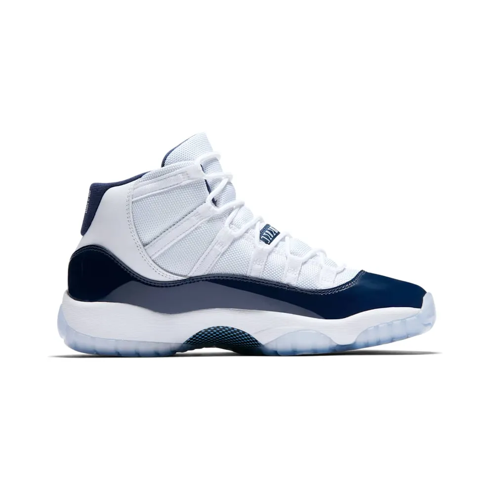 Jordan 11 Retro UNC Win Like 82 (GS) White/University Blue-Midnight Navy (378038-123)