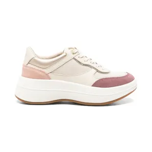 Geox Spherica Ecub-3 panelled sneakers – Beige (D65WTD09BASC1SA8)