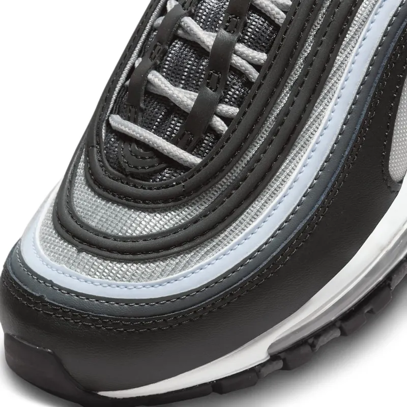 Grade School Nike Air Max 97 “BLACK IRON GREY” (921522-033)