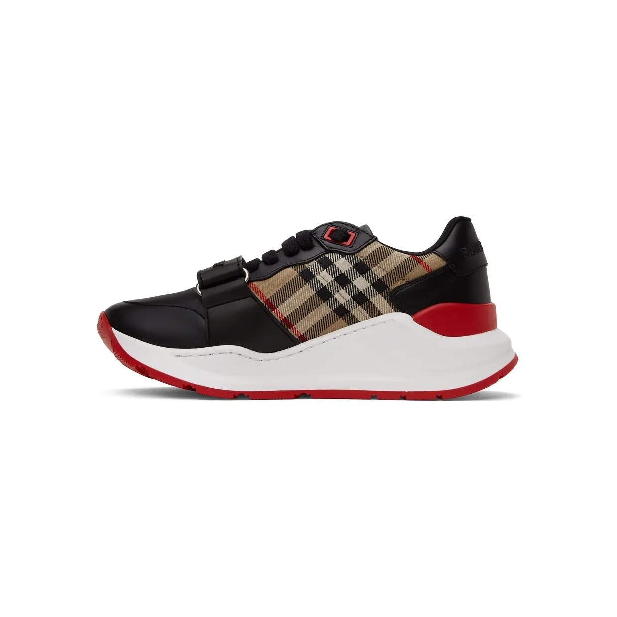 Burberry Ramsey Black Leather Vintage Check (W) (8038184) (3)