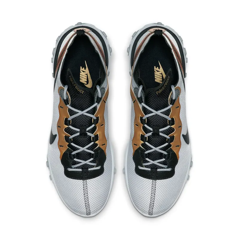 Nike React Element 55 Gold Ranger Pure Platinum/Black (CD7627-001)
