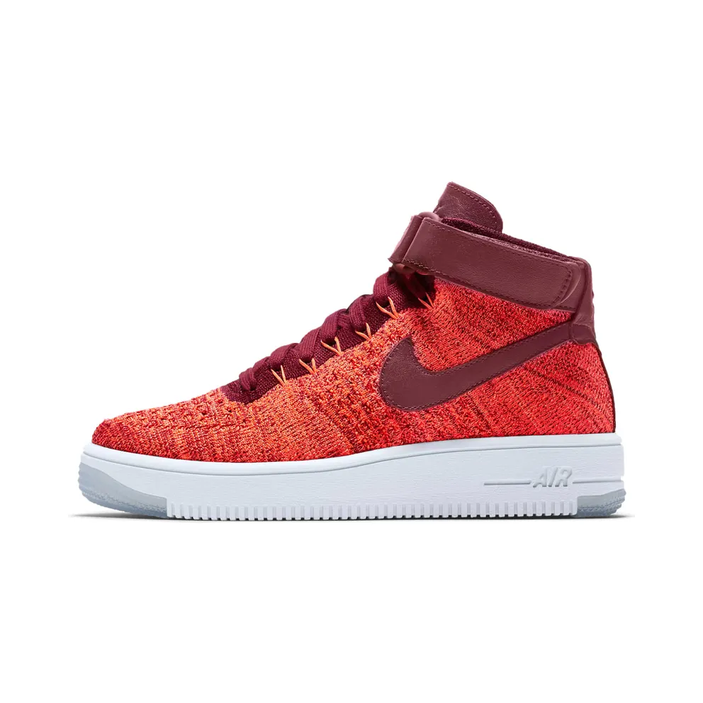 Nike Air Force 1 Flyknit Total Crimson Team Red (W) Total Crimson/Team Red (818018-800)