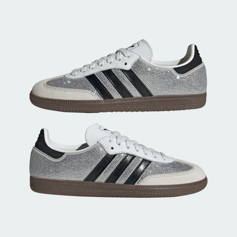 Adidas Samba OG Crystal White / Core White / Silver Metallic (IH9055)