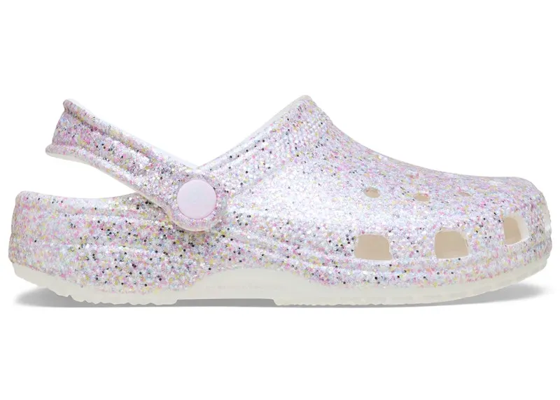 Crocs Classic Fantasy Glitter Clog White (212561-100)