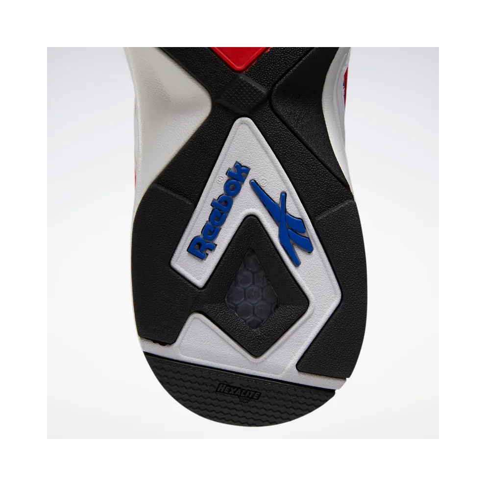 Reebok Aztrek 96 Shoes White / Humble Blue / Radiant Red
