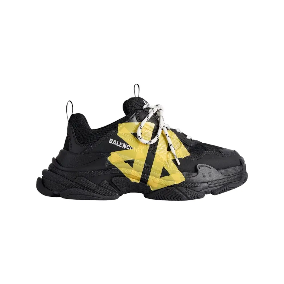 Balenciaga Triple S Tape Type Black Yellow (536737 WTRST 1070)