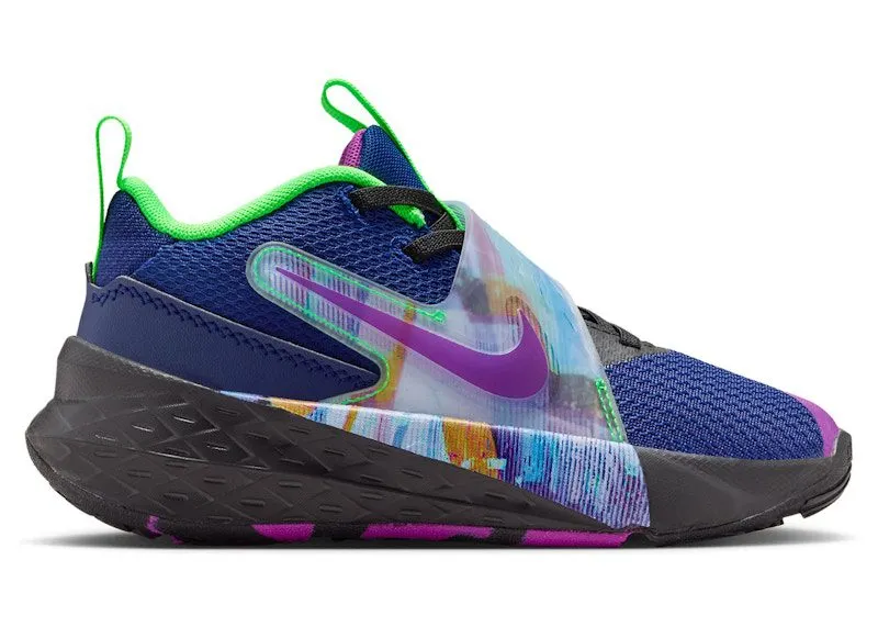 Nike Team Hustle D 12 Blue Void Green Strike Vivid Purple (HV2290-400)