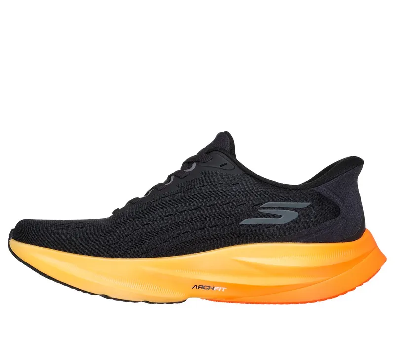 Skechers Slip-ins: Aero Spark Sneaker Donker Houtskool