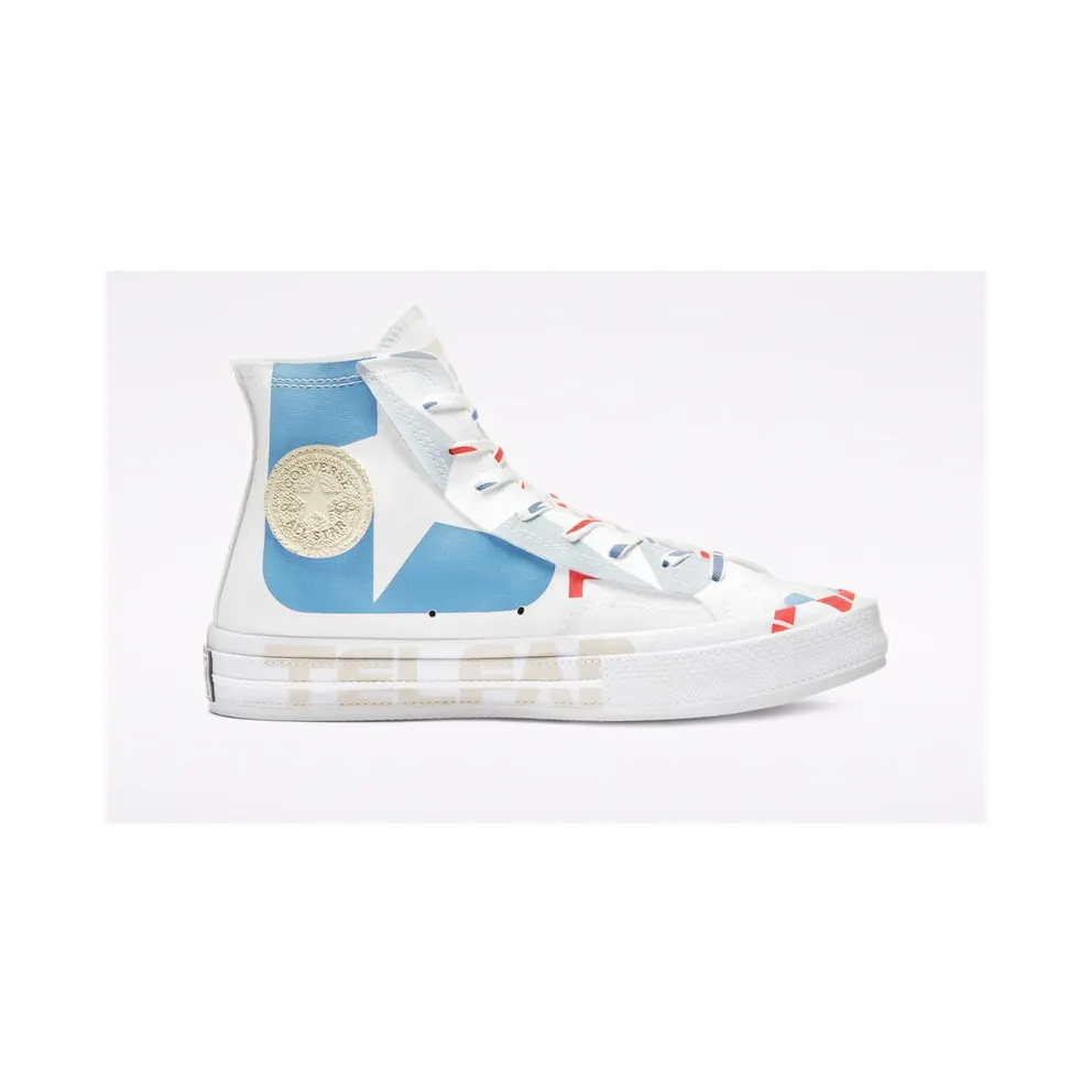 Converse Converse x TELFAR Chuck 70 High Top White/chili Pepper/black (169068C)