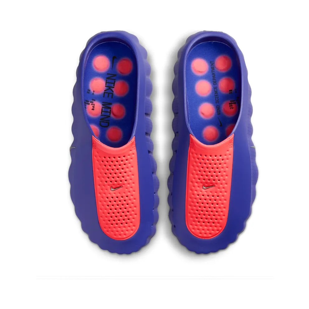 Nike Mind 001 – “Indigo Burst / Hyper Punch / Black / Metallic Platinum” (IZ6659-400)