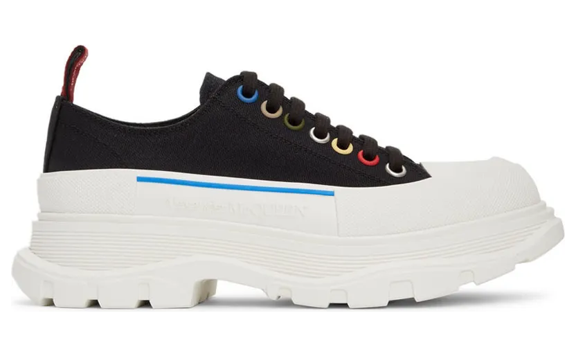 Alexander McQueen Black & Multicolor Treadslick Sneakers (604257W4MVG1522)