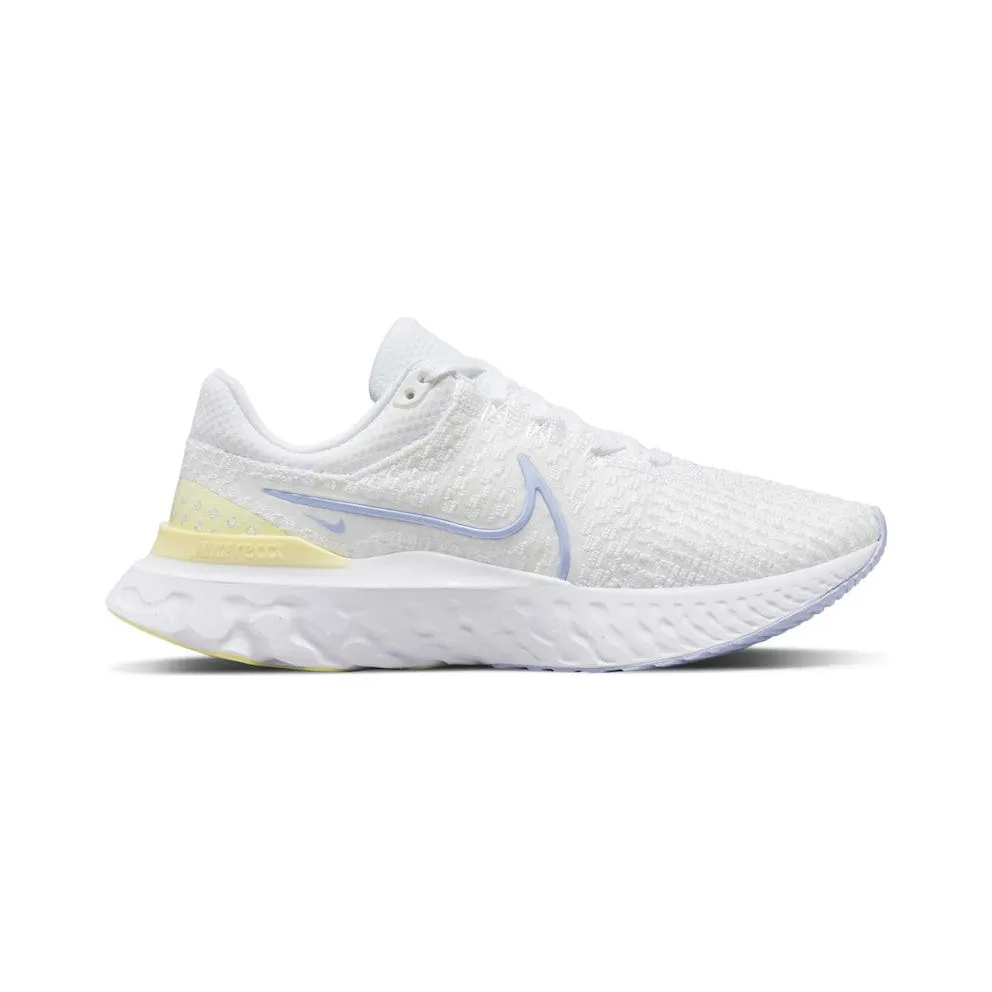 Nike React Infinity Run Flyknit 3 White Violet Citron Tint (DD3024-100)