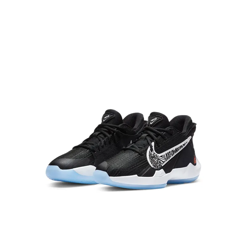 Nike Zoom Freak 2 Black White (PS) Black/Off Noir-White-Solar Flare (CN8576-001)
