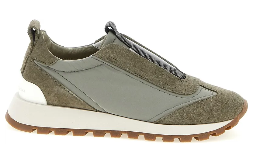 Brunello Cucinelli Runners “Green” (MZ47G2127C7550)