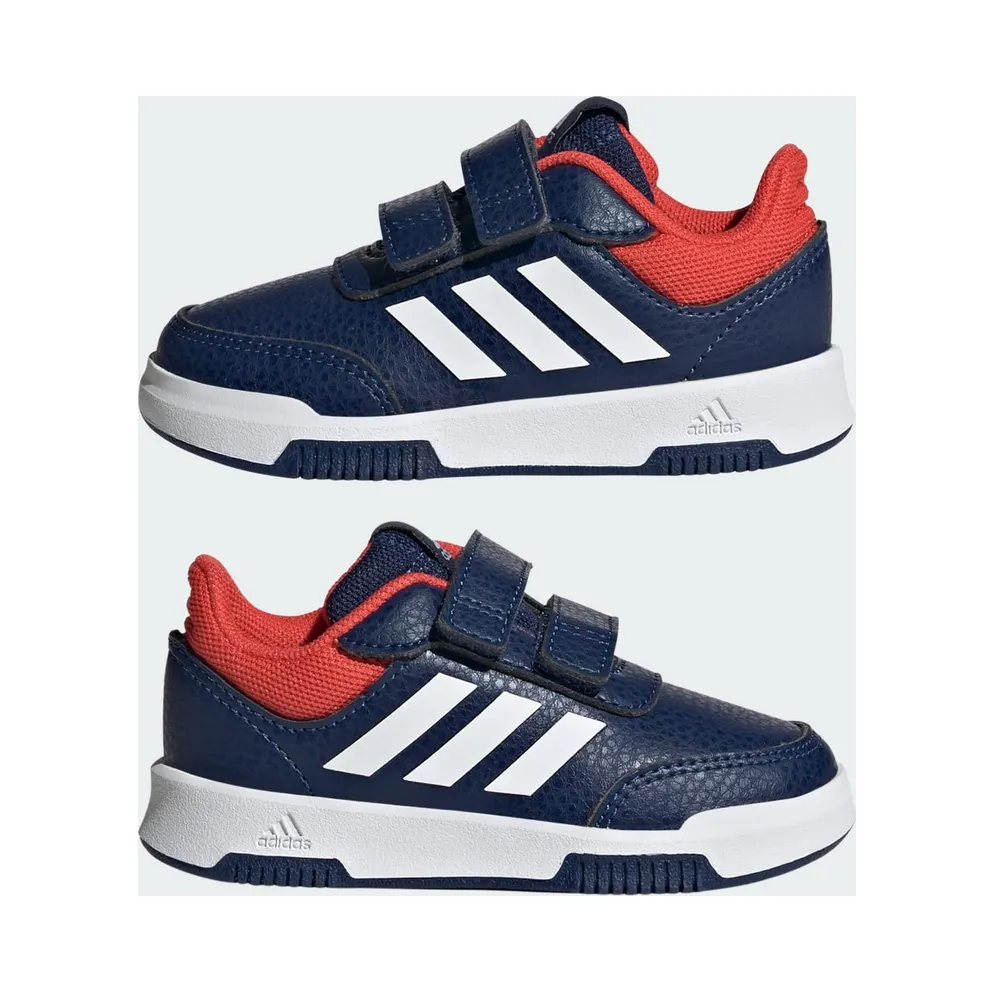 Adidas Tensaur with Velcro Dark Blue / Cloud White / Bright Red (JH9528)