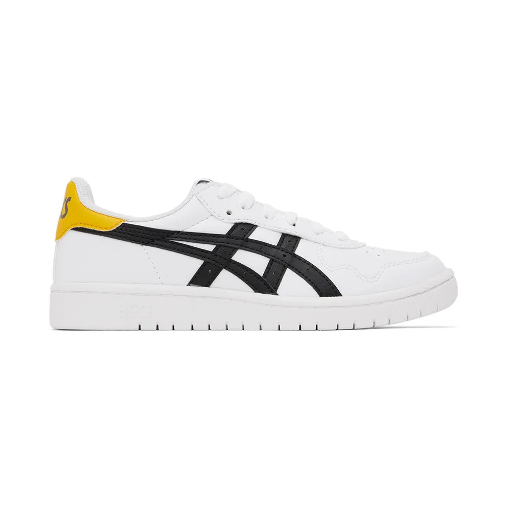 Asics Kids White & Black Japan S Big Kids Sneakers (1204A007-106)