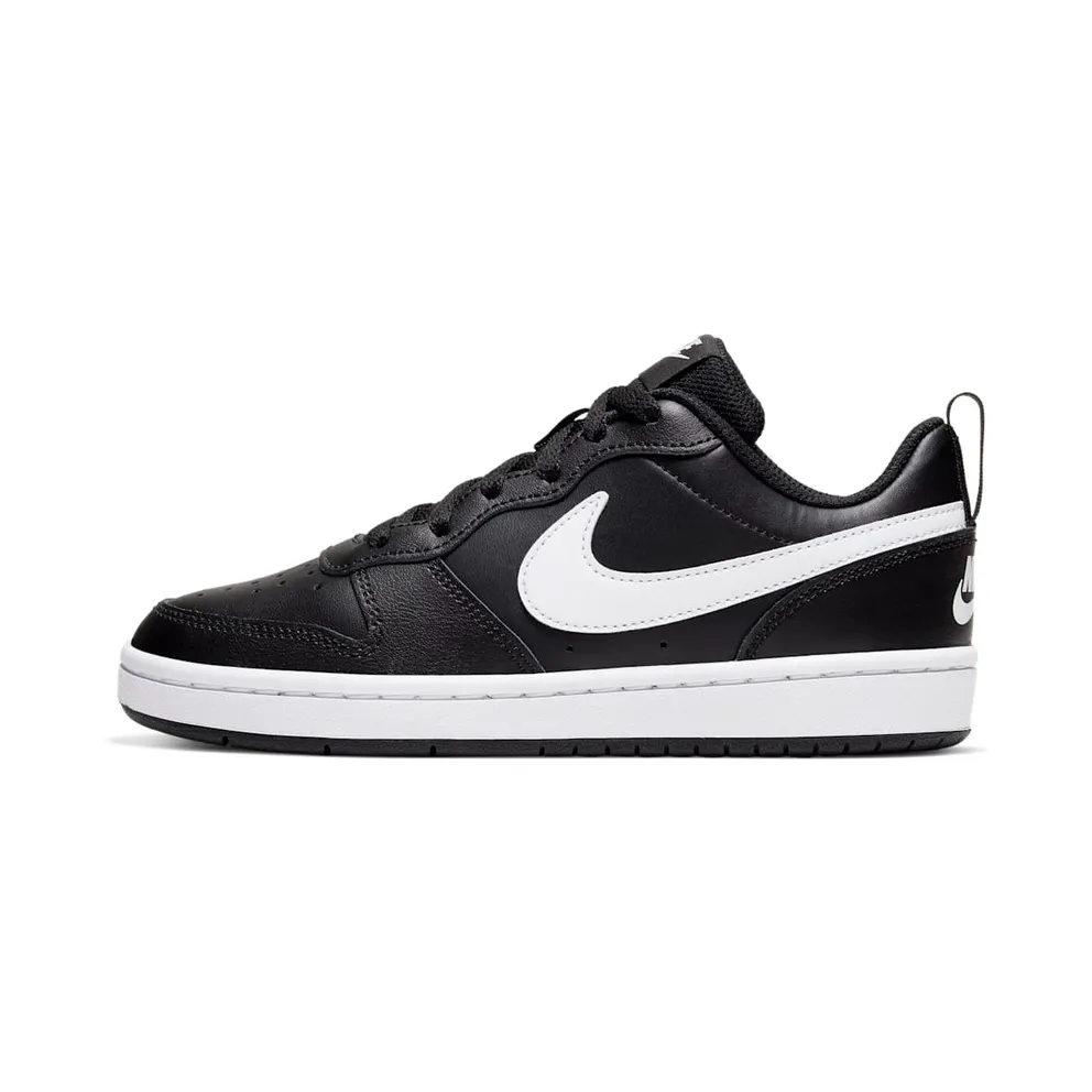 Nike Court Borough 2 Black White (GS)
