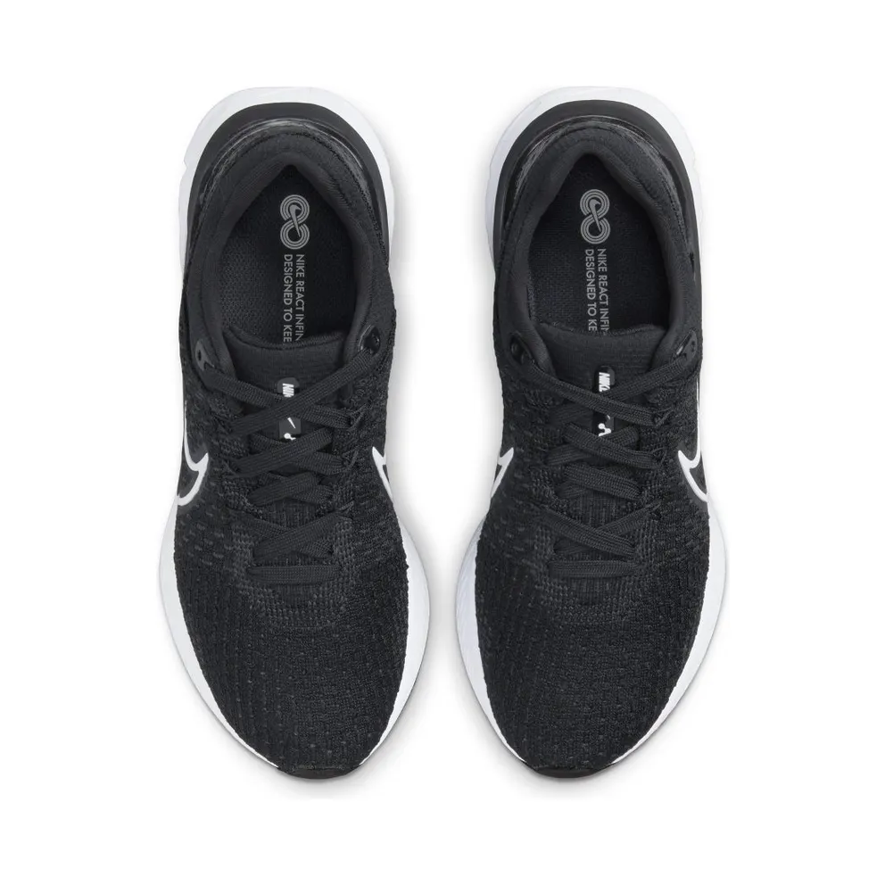 Nike React Infinity Run Flyknit 3 Road Running Black (DD3024-001)