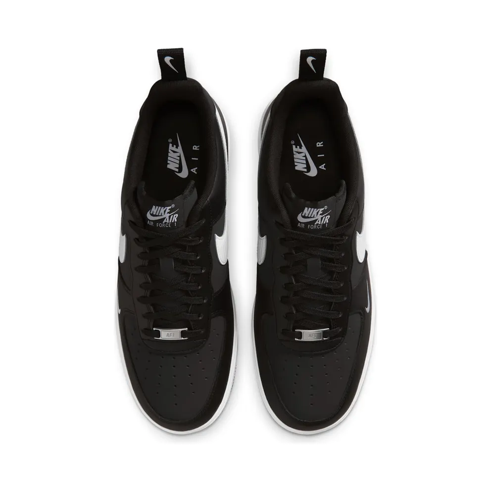 Nike Air Force 1 Low ’07 LV8 “Carbon Fiber Swoosh – Black / White” (IR5599-001)