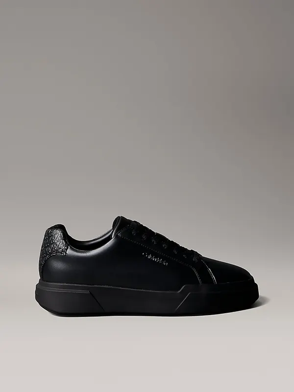Calvin Klein Ck Avenue – Smooth Leather Logo “TRIPLE BLACK” (HM0HM020700GJ)