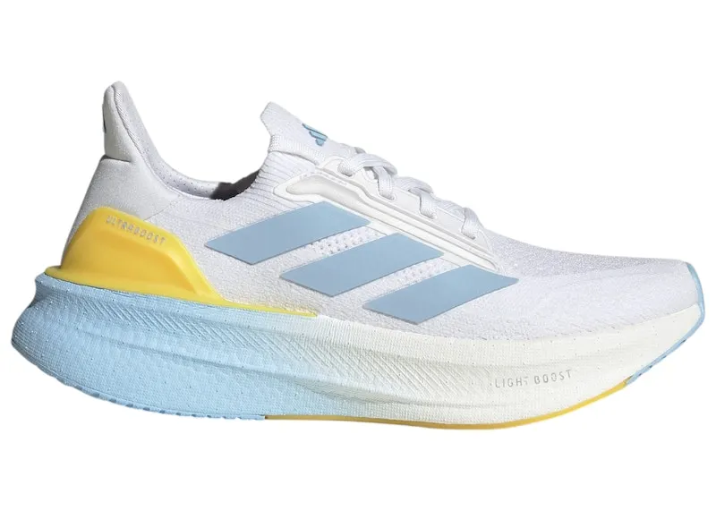 adidas Ultra Boost 5X White Glow Blue Yellow (IH4006)
