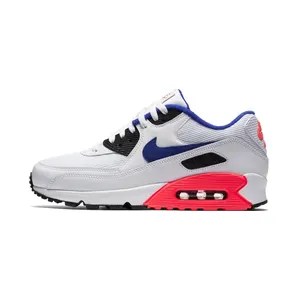 Nike Air Max 90 “White / Solar Red / Black / Ultramarine” (537384-136)