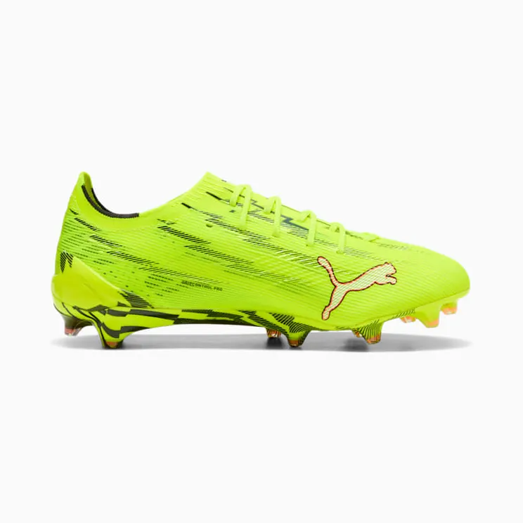 Puma Ultra 6 Ultimate FG Yellow Alert Black Glowing Red Lime Squeeze (108699-01)