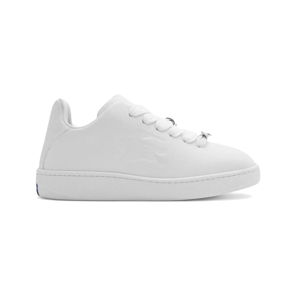 Burberry Box Leather White Equestrian Knight Motif (8083385)