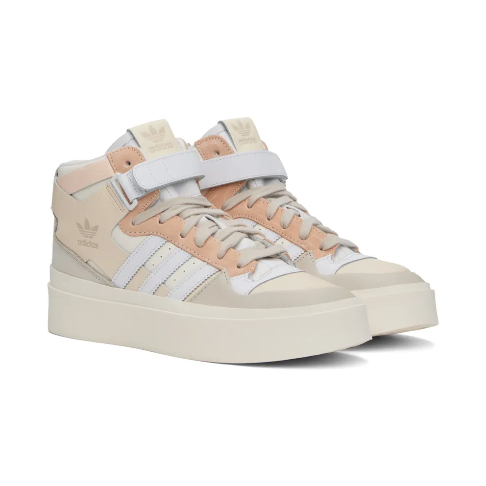 Adidas Forum Bonega Mid Ecru Tint / Cloud White / Bliss Orange (GW7061)