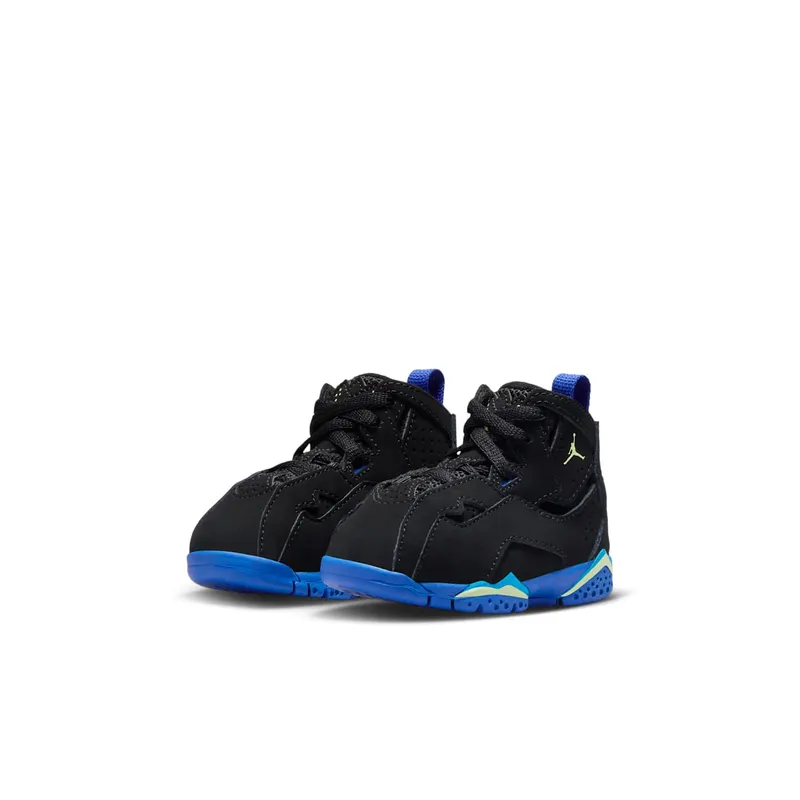 Jordan True Flight Black Hyper Royal Photo Blue Barely Volt (343797-074)