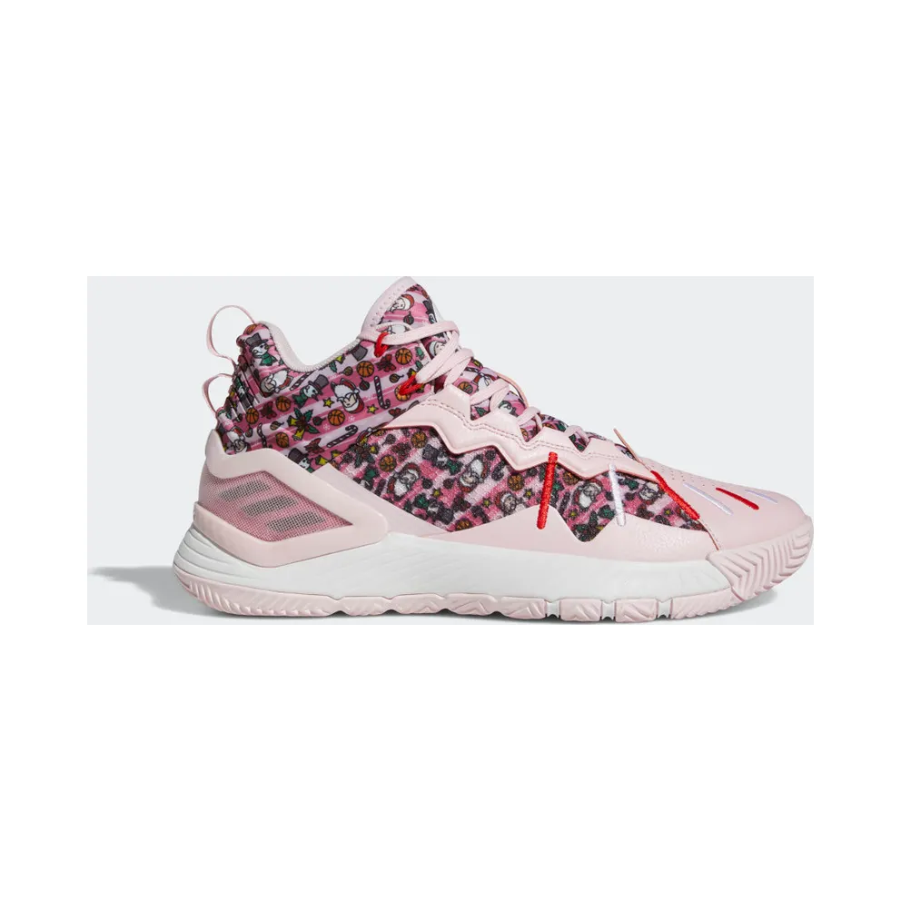 adidas D Rose Son of Chi Christmas Basketballschuh Clear Pink / Rose Tone / Cloud White (GW3839)