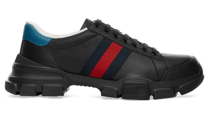 Gucci Nathan Web Marathon Black Classic Blue (624701 0FI60 1089)