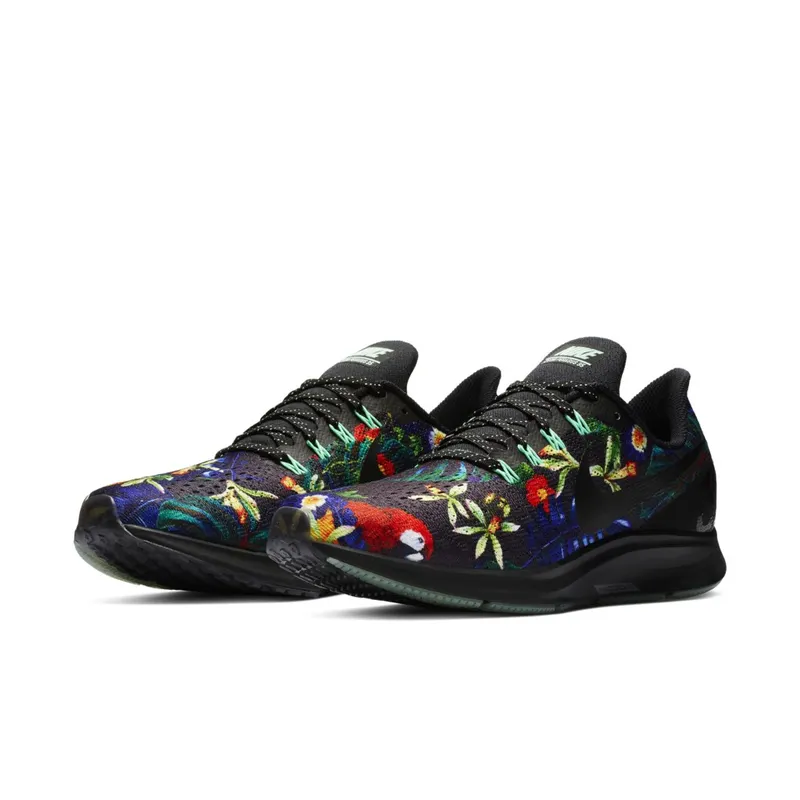 Nike Air Zoom Pegasus 35 Floral Black/Green Glow-Black (AV3252-001)