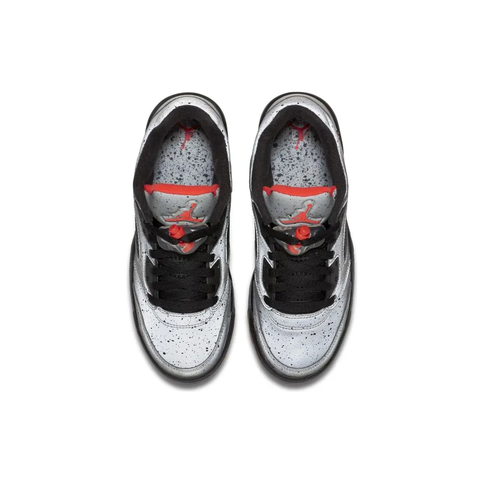 Jordan 5 Retro Low Neymar (GS) Reflective Silver/Infrared 23-Black (846316-025)