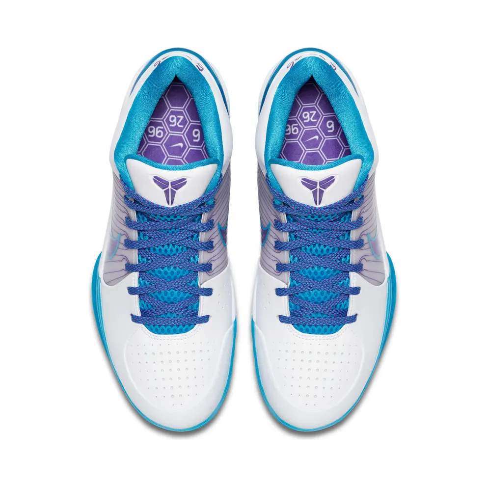 Nike Kobe 4 Protro Draft Day Hornets White/Varsity Purple-Orion Blue (AV6339-100)