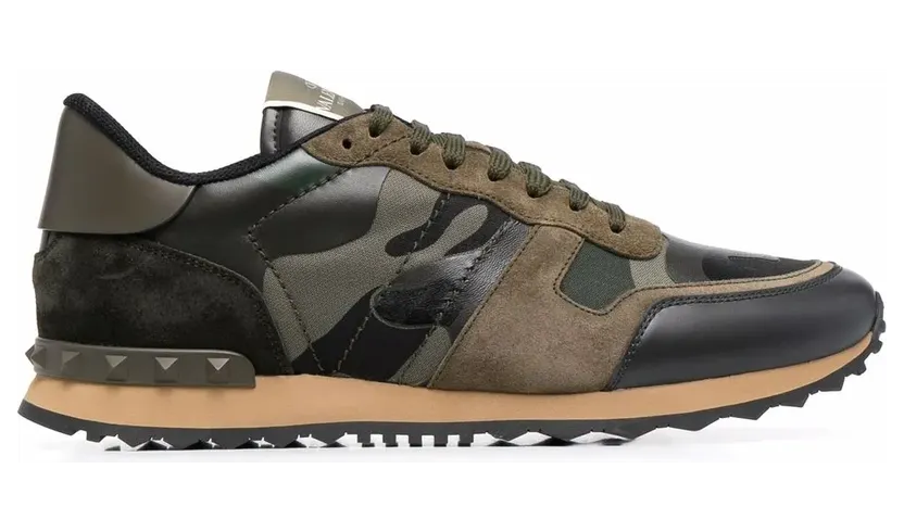 Valentino Garavani Camouflage Rockrunner sneakers – Groen (YS0723TCC)
