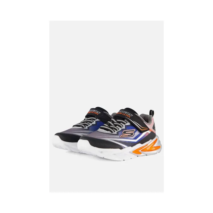 Skechers S Lights Flex-Glow Ultra CM “Black / Silver” (400139LBKSL)