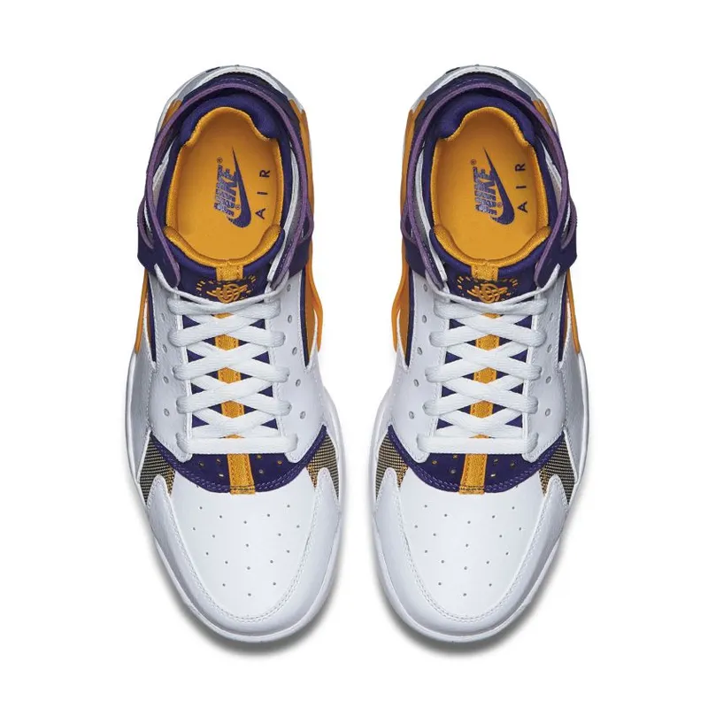 Nike Air Flight Huarache Lakers White/University Gold-Court Purple (705005-101)