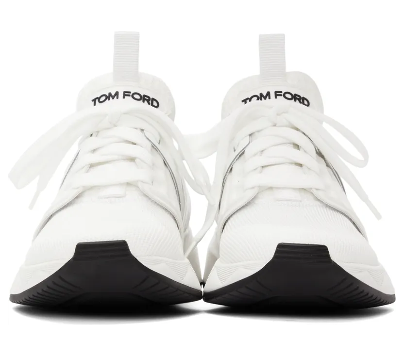 TOM FORD White Jago Sneakers (W2818N-TOF004) (2)