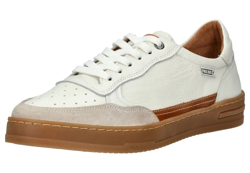 Pikolinos sneaker Ivoor / Taupe / Donkerbruin (M1K-6383C1-912)